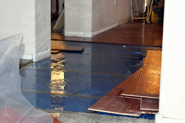 Professional Burst Pipe Cleanup technician working in Tuttle, OK